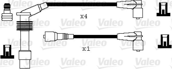 ATEŞLEME KABLO TK. OPEL ASTRA CLASSIC 8V 98 02 - VALEO