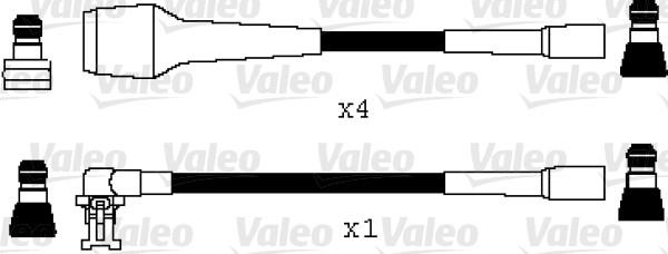 ATEŞLEME KABLO TK. RENAULT LAGUNA 8V 93 98 - VALEO