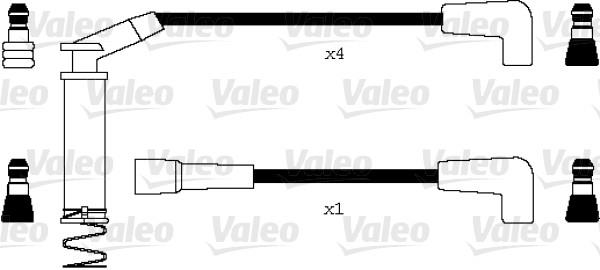 ATEŞLEME KABLO TK. OPEL ASTRA 8V 91 96 - VALEO