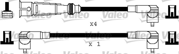 ATEŞLEME KABLO TK. VOLKSWAGEN CADDY 8V 97 00 - VALEO