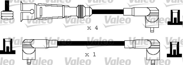 ATEŞLEME KABLO TK. VW POLO CLASSIC 8V 95 99 - VALEO