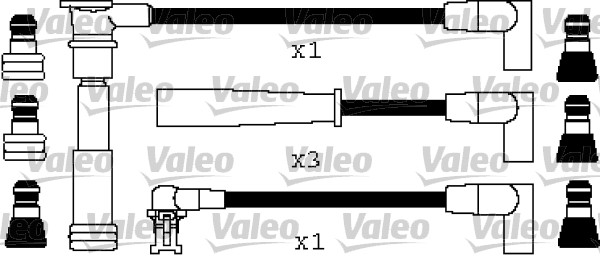 ATEŞLEME KABLO TK. RENAULT SAFRANE 12V 92 96 - VALEO