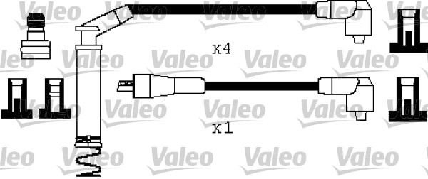 ATEŞLEME KABLO TK. OPEL ASTRA CLASSIC 8V 98 02 - VALEO