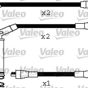 ATEŞLEME KABLO TK. OPEL VECTRA 8V 88 95 - VALEO