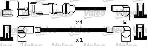 ATEŞLEME KABLO TK. VOLKSWAGEN POLO 8V 95 99 - VALEO