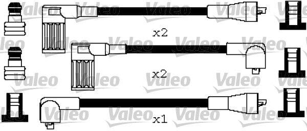 ATEŞLEME KABLO TK. FIAT TEMPRA 8V 93 96 - VALEO