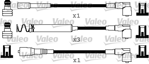 ATEŞLEME KABLO TK. OPEL ASTRA CLASSIC 8V 98 02 - VALEO