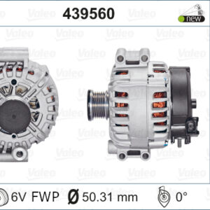 ALTERNATOR SARJ DINAMOSU 14V 180 A BMW E60 E61 E87 E90 E91 E92 E63 E64 E65 E66 G32 - VALEO