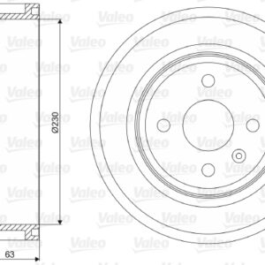 ARKA FREN KAMPANASI OPEL ASTRA G-ASTRA H CORSA C 230x48.5x4 4DL - VALEO