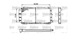 RADYATÖR FIESTA 84 1.4 - VALEO