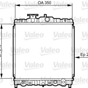 RADYATÖR HONDA CIVIC 96 00 - VALEO