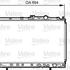 RADYATÖR MITSUBISHI MIRAGE - VALEO