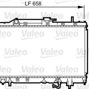 RADYATÖR TOYOTA CARINA E 1.6 i 92 97 - VALEO