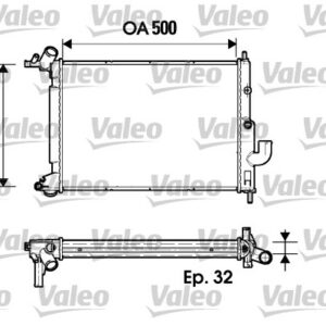 RADYATÖR O.VECTRA B - VALEO