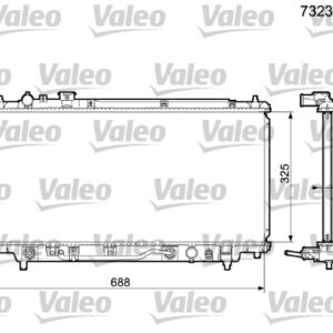 RADYATÖR MAZDA 323 BA 1.5 i AC 94 96 - VALEO