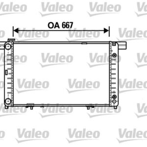 RADYATÖR MERCEDES SL R129 -CLK - VALEO