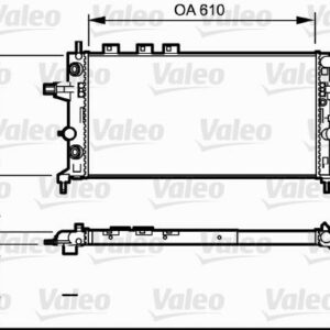RADYATÖR OPEL ASTRA II - VALEO