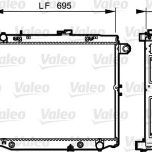 RADYATÖR Toyota Land Cruiser 01/98 - VALEO