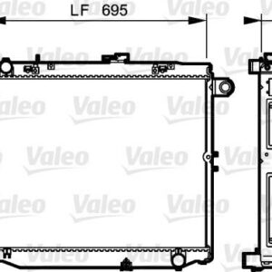 RADYATÖR Toyota LAND Cruise HD/UZ 10 4.2 TD M 08/00 - VALEO