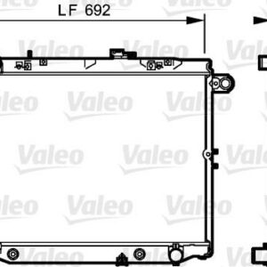 RADYATÖR TOYOTA LAND CRUISER HD/UZ 10 01/98 - VALEO