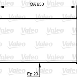 RADYATÖR FIAT PUNTO L. YPSILON 1.2 16V - VALEO