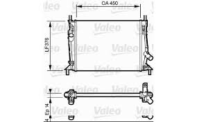 RADYATÖR FORD FOCUS C-MAX 1.6 i - VALEO