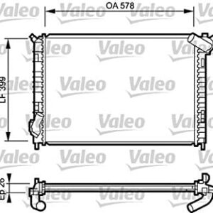 RADYATÖR MINI ONE/COOPER 1.6i16V 04/02 - VALEO