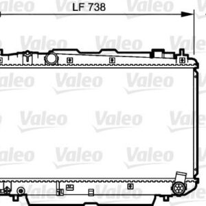 RADYATÖR TOYOTA RAV 4 - VALEO