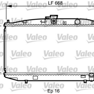 RADYATÖR HONDA CIVIC III - VALEO
