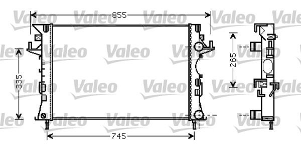 RADYATÖR RENAULT VEL SATIS - VALEO