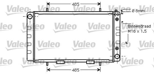 RADYATÖR LAND ROVER 110 3.5 V8 - VALEO