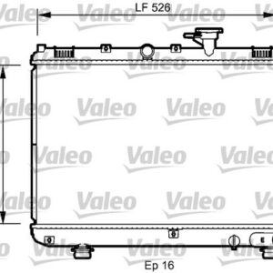 RADYATÖR KIA MOTORS RİO 2000 2005 - VALEO