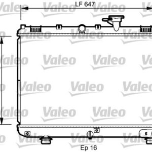 RADYATÖR KIA MOTORS RİO 2000 2005 - VALEO