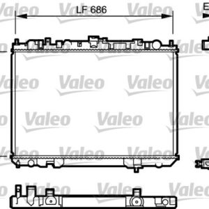 RADYATÖR NISSAN X-TRAIL 2001 2003 - VALEO