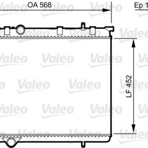 RADYATÖR PEUGEOT 308 - VALEO