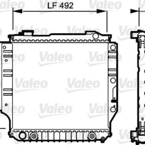 RADYATÖR JEEP WRANGLER 03-07-12-06 - VALEO