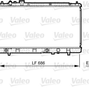 RADYATÖR Mazda 323 2000 2003 - VALEO