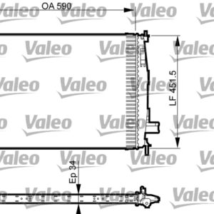 RADYATÖR QASHQAI RESTYLING R9M 1.6DCI - VALEO