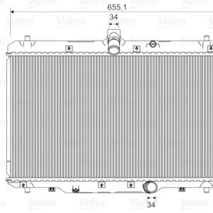 RADYATÖR SUZUKI SX4 MAGYAR 2009 - VALEO