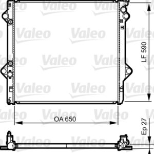 RADYATÖR TOYOTA Land Cruiser 2002 08/04 - VALEO