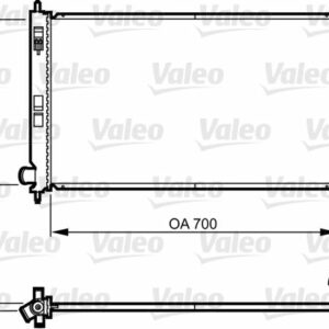 RADYATÖR MITSUBISHI Lancer 2007 03/07 - VALEO