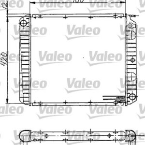 RADYATÖR VOLVO 240-260 2.0 AC /- - VALEO