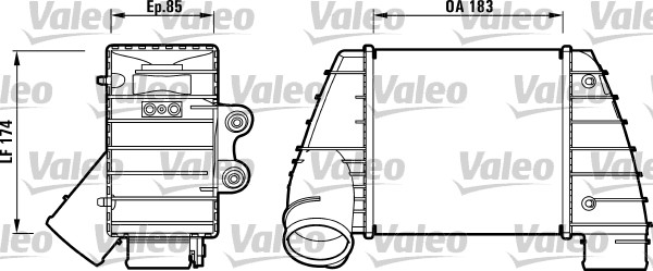 TURBO RADYATÖRÜ AUDI TT - VALEO