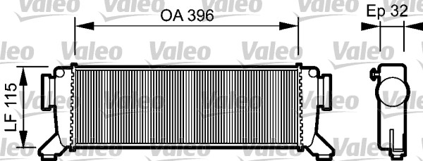 TURBOSARJ RADYATORU MERCEDES A-CLASS W168 01 04 VANEO 414 02 05 - VALEO