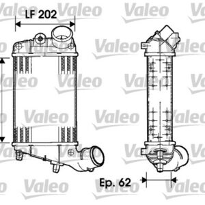 TURBO RADYATÖRÜ ALFA ROMEO 156 - VALEO