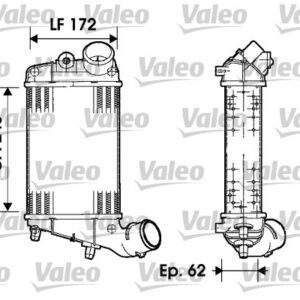 TURBO RADYATÖRÜ ALFA ROMEO 147 JTD - VALEO