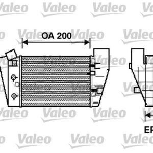 TURBO RADYATÖRÜ AUDI A4 - VALEO