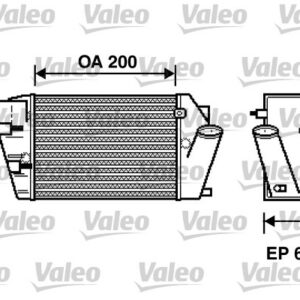 TURBO RADYATÖRÜ AUDI A4 2000 2004 - VALEO