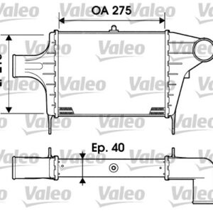 TURBO RADYATÖRÜ LANCIA FIAT - VALEO