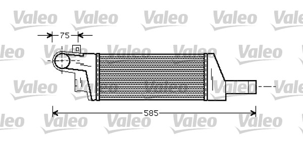 TURBO RADYATÖRÜ OPEL CORSA C - VALEO